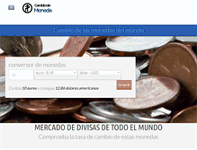 Tablet Screenshot of cambiodemoneda.org